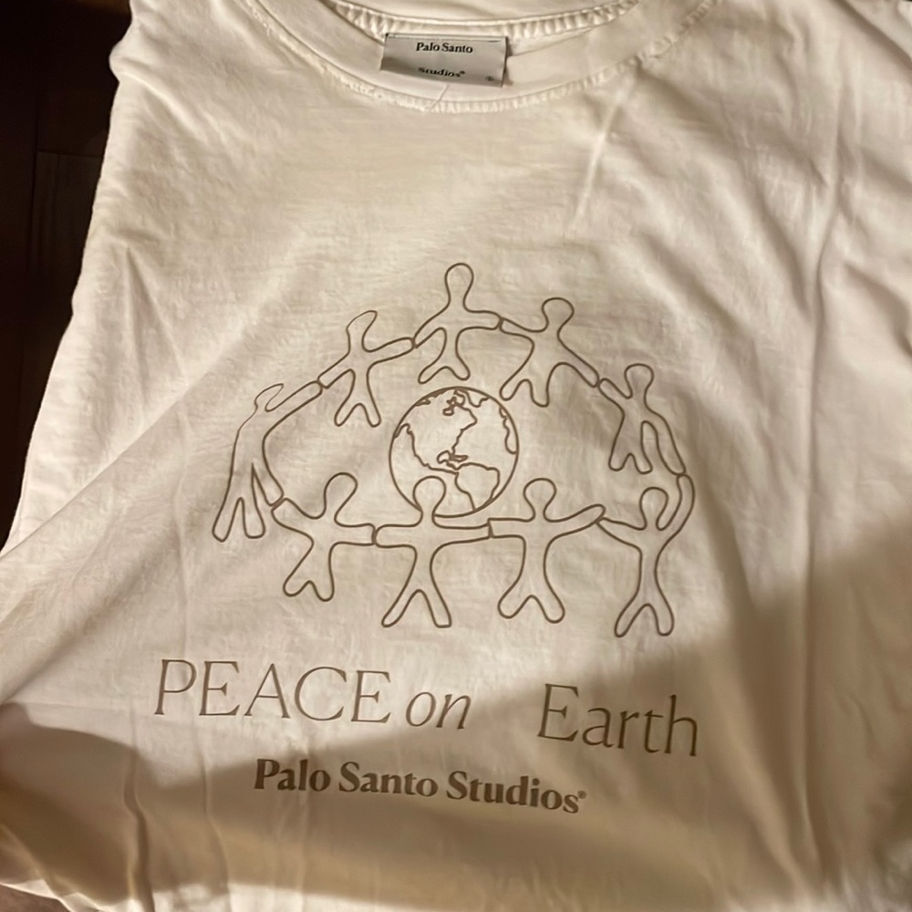 Peace on earth palo Santo shirt oversized